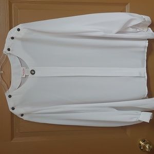 Lady's white blouse